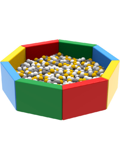 Мягкий бассейн многоугольный 150х150 см HOP-HOP